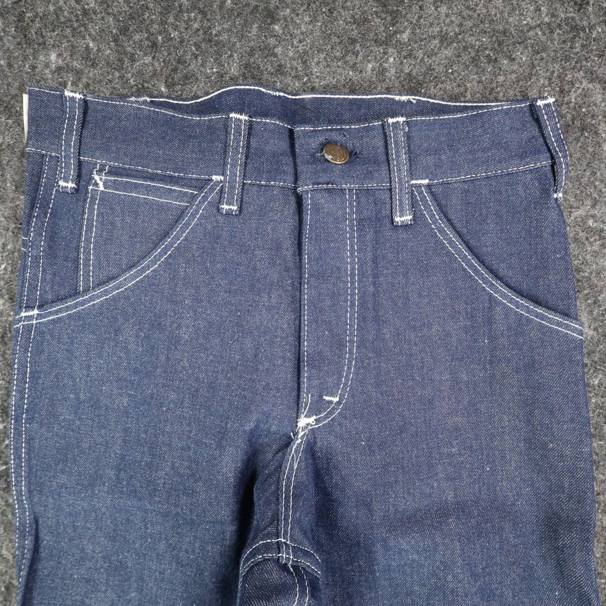 Key Jeans Vintage Womens 27 L Blue Embroidered Flare Jeans NWT - take2supply