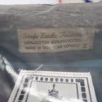 London Fog Shirt Mens XL Vintage 90s Blue Plaid Cotton Blend Deadstock NIB - take2supply