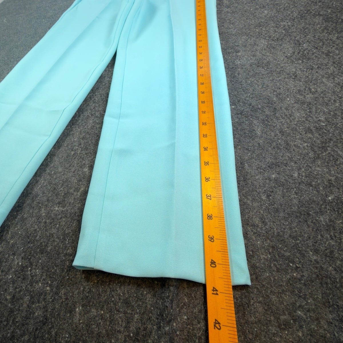Donnkenny Vintage Pants Girls Size 10 Blue Straight Leg Stretch Made in USA NWT - take2supply