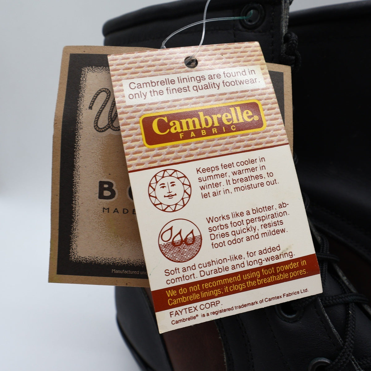 Wrangler Vintage 90s Packer Boots Womens 10 Brown Black Leather NWT USA Made - take2supply