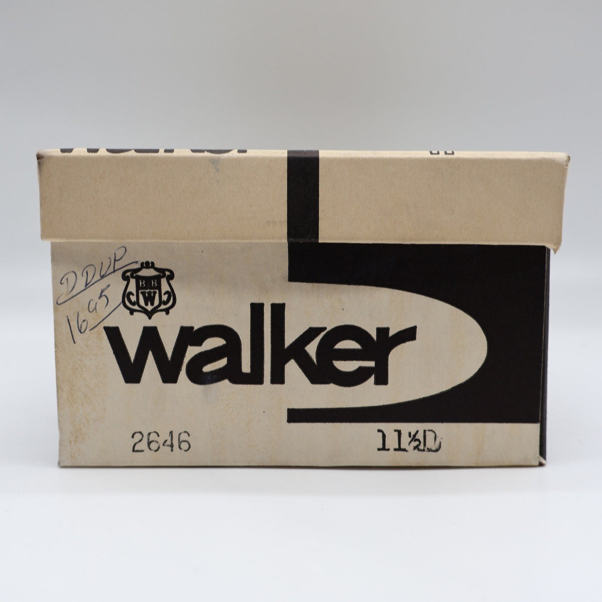 Walker Shoes Oxford Kids 11.5D Vintage Brown Suede Crepe Sole Deadstock 2646 - take2supply