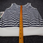 Palmetto's Striped Tank Top Womens Medium Vintage Deadstock Navy White A1992227 - take2supply