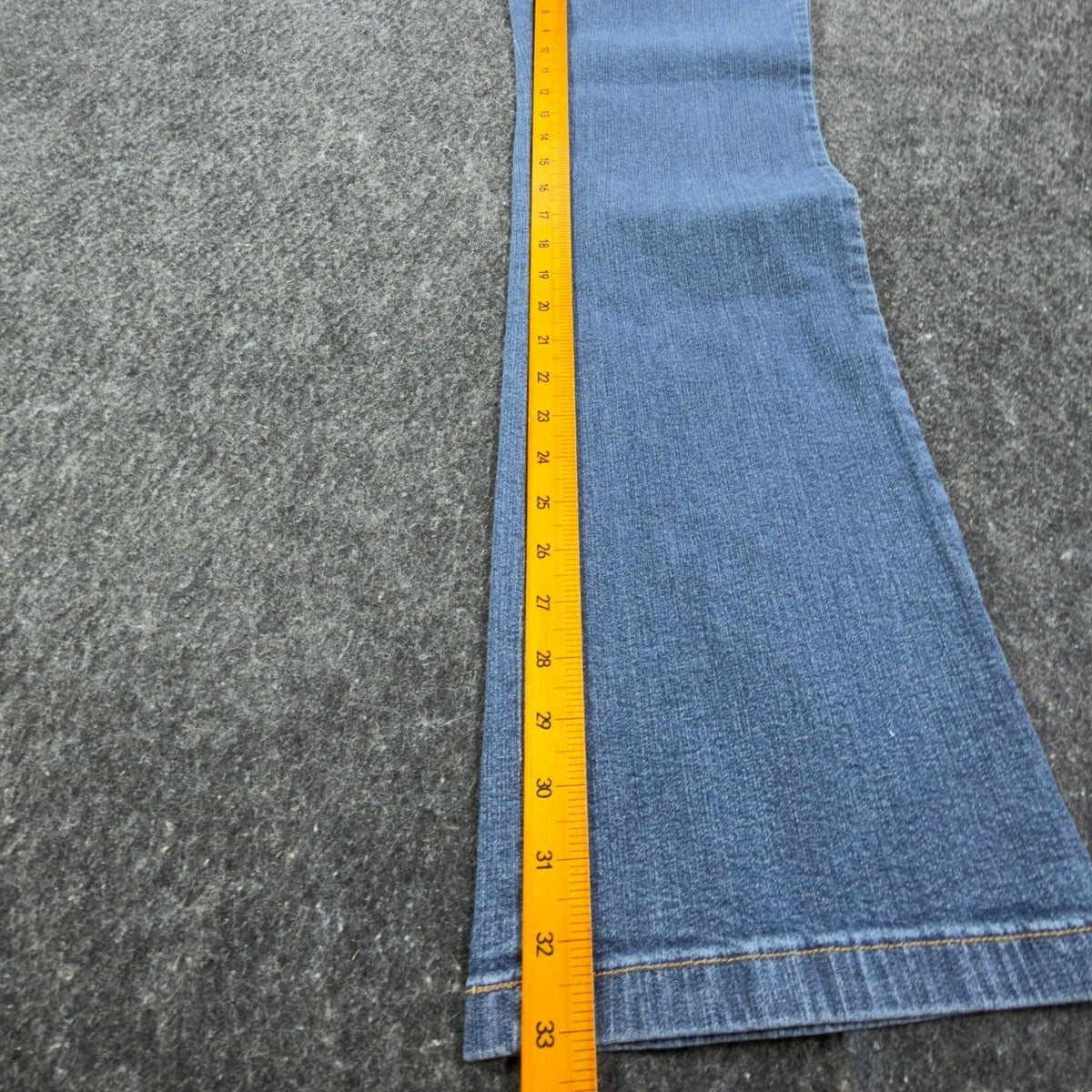 FDJ Olivia Flare Jeans Women 12 Blue Stretch Mid Rise Denim NWT New - take2supply