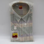 Career Club Shirt Mens XL Vintage Deadstock Striped Short Sleeve Button Down - take2supply