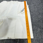On The Verge 90s Vintage Pleated Shorts Womens 12 White Cotton NWT Made in USA - take2supply