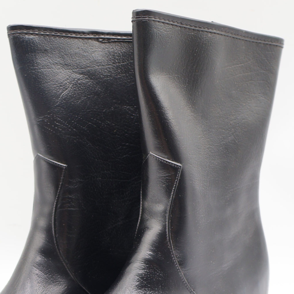 Red Ball Lynne T Boots Womens 6 Vintage 70s Black Rubber Waterproof Deadstock US - take2supply