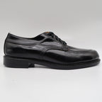 Walker Shoes Vintage Black Leather Oxford Shoes Mens 7.5 Deadstock Uniform Dress - take2supply
