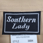 Southern Lady Shirt Womens Small Desert Dust Tan Long Sleeve Button Down 368H - take2supply