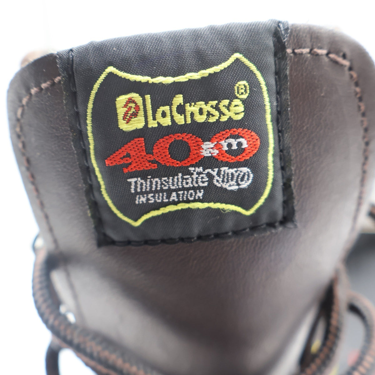 LaCrosse Caribou II Boots Mens 9 Vintage Brown Leather Steel Toe Thinsulate USA - take2supply