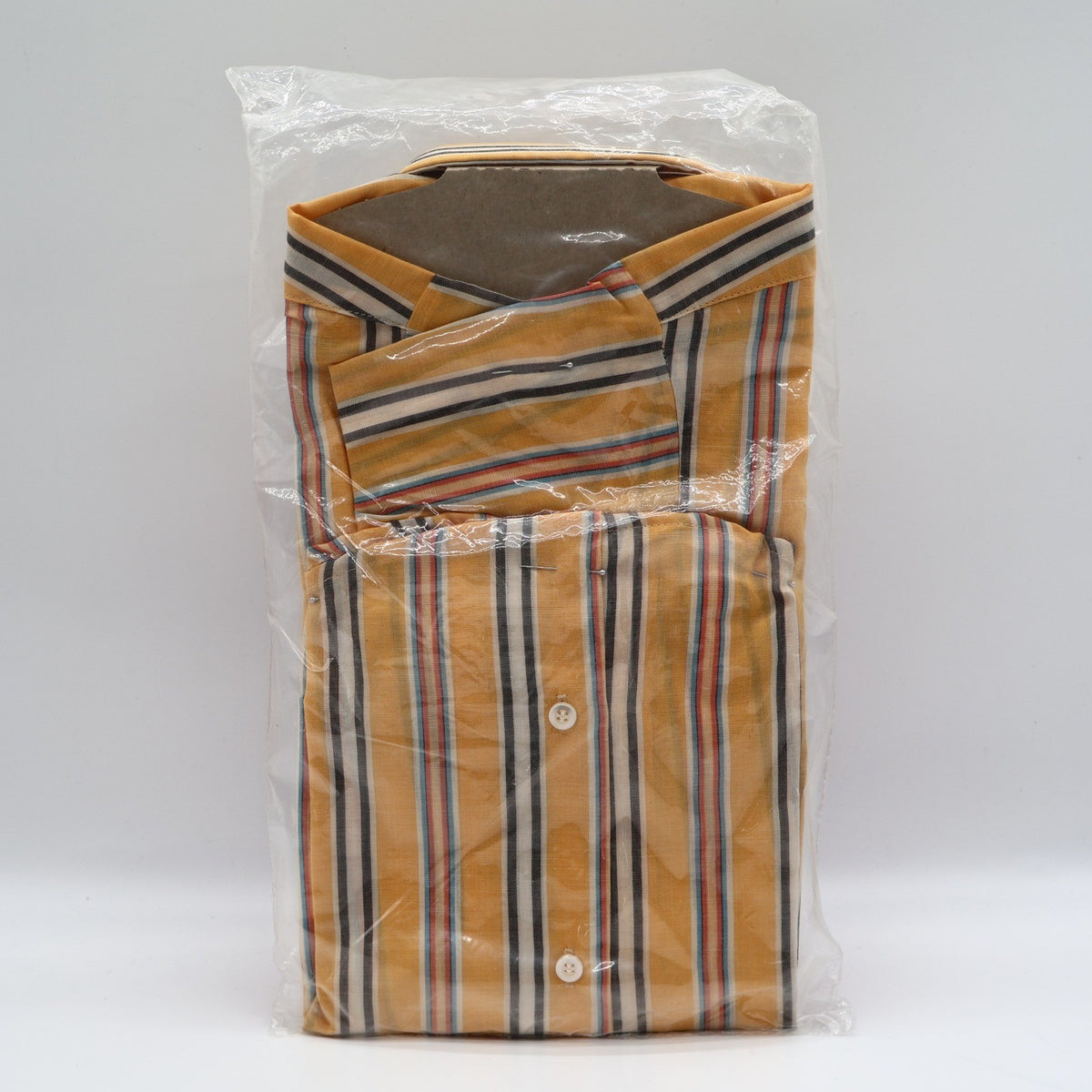 Bellcraft Shirt Boys 10 Mustard Yellow Striped Long Sleeve Point Collar NWT - take2supply
