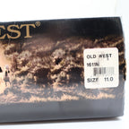 Old West 1611M Western Boots Mens 11.0 Black Tan Leather NIB - take2supply