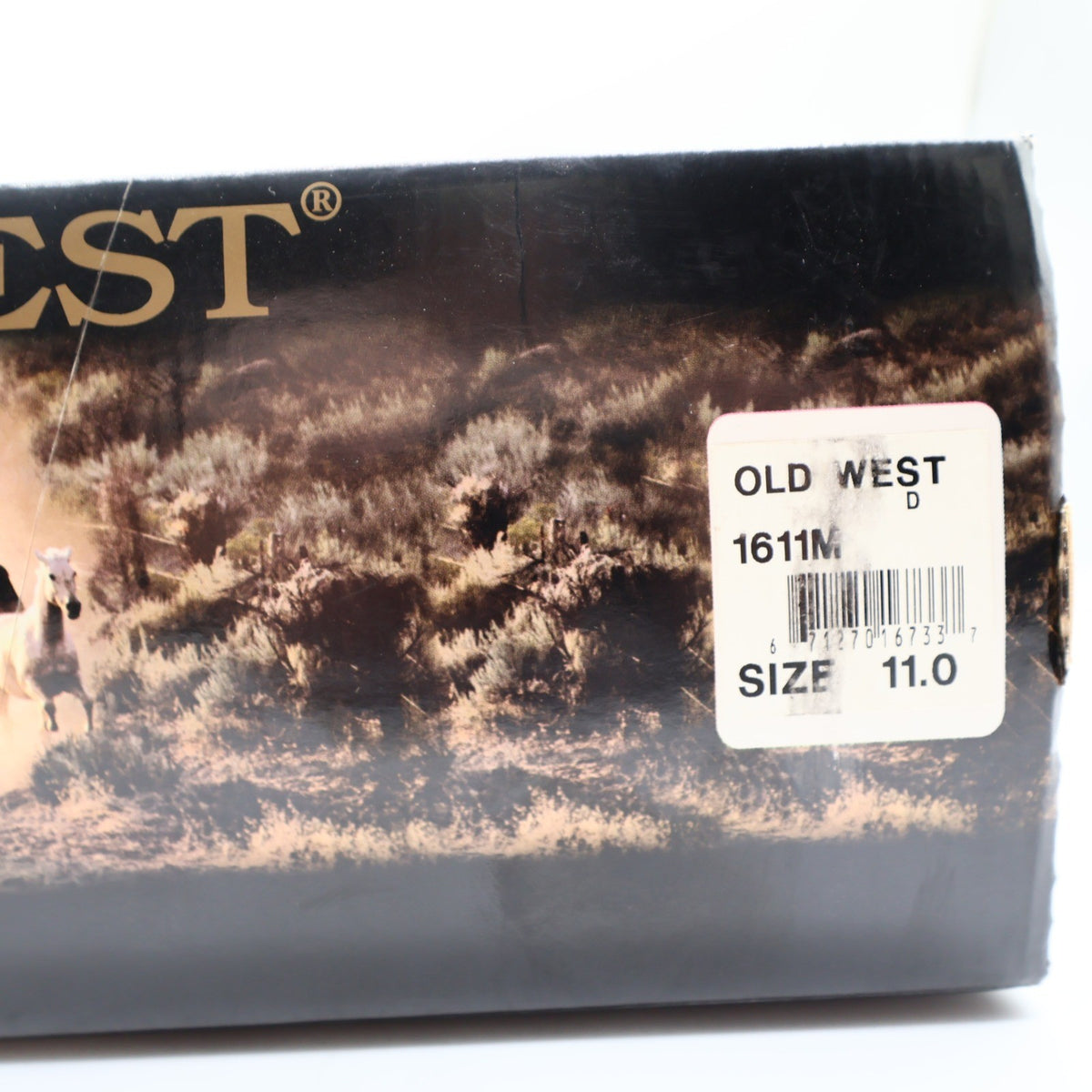 Old West 1611M Western Boots Mens 11.0 Black Tan Leather NIB - take2supply