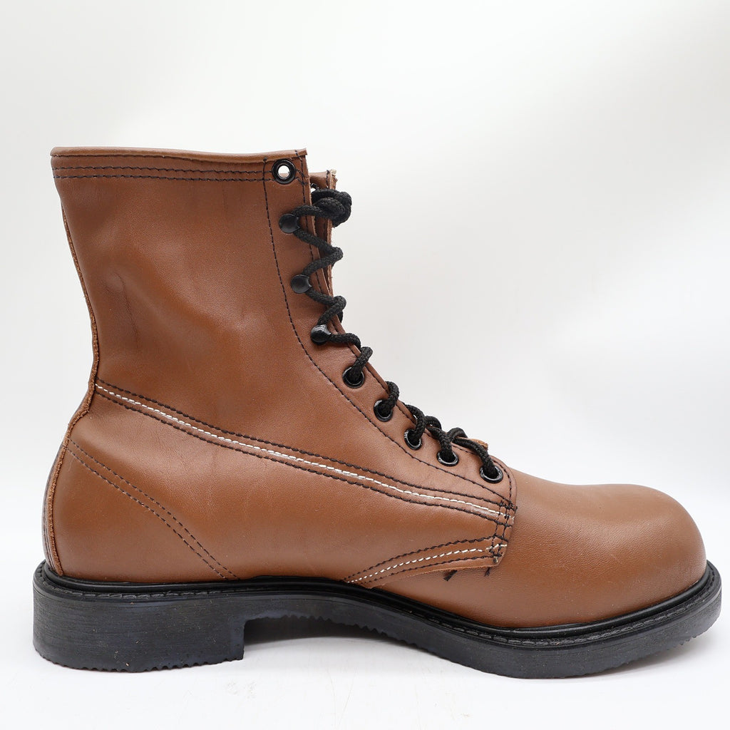 Walker Vintage 709 Work Boots Mens 12 D Brown Leather Deadstock New NIB USA Made - take2supply
