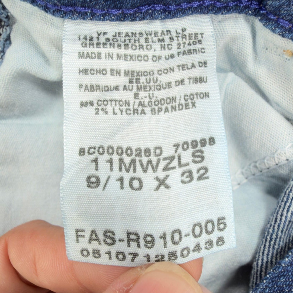 Wrangler Y2K Cowboy Cut Boot Cut Jeans Womens 9/10x32 Blue Denim NWT - take2supply