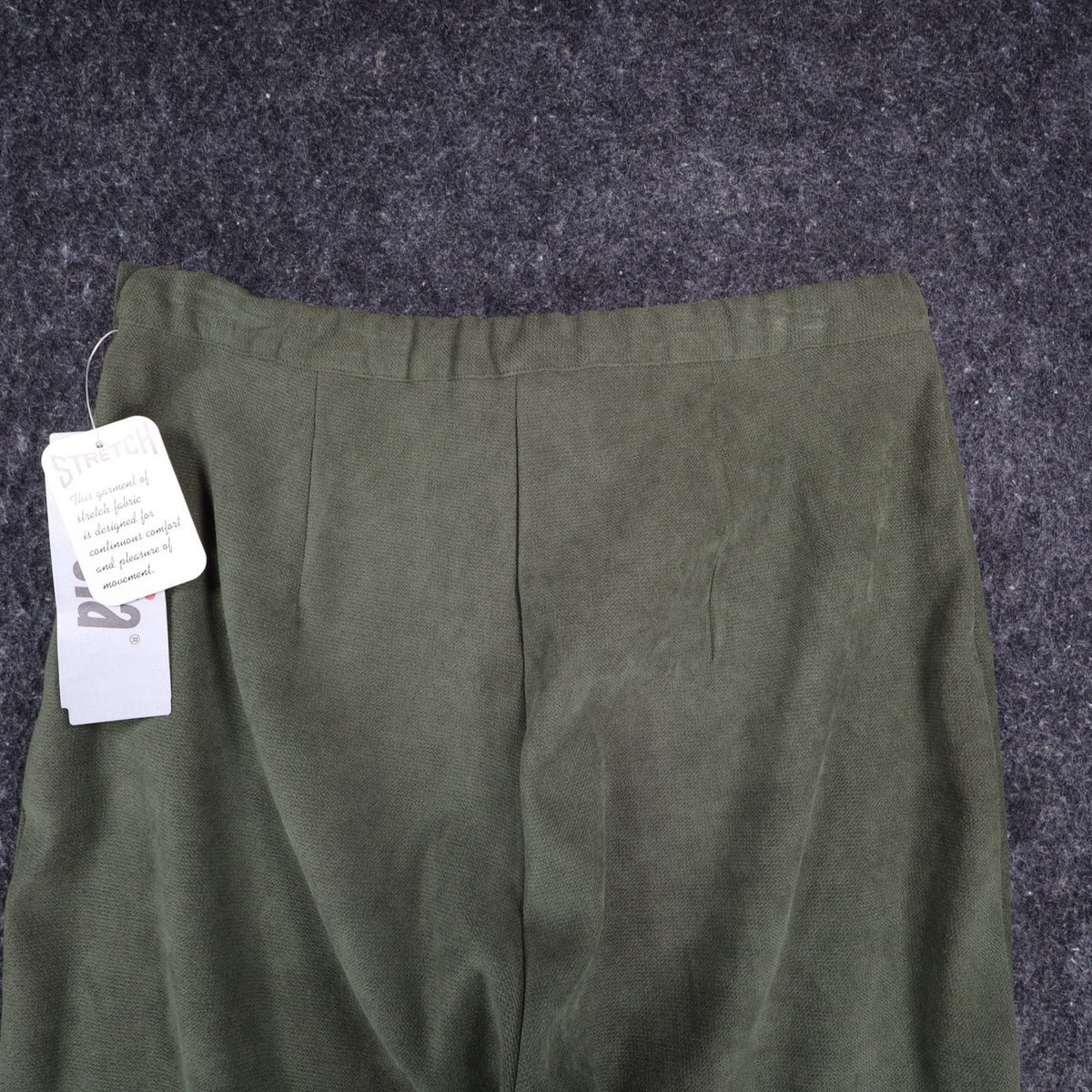Lucia Trousers Womens 12 Vintage 90s Cactus Green Stretch Straight Leg Pants NWT - take2supply