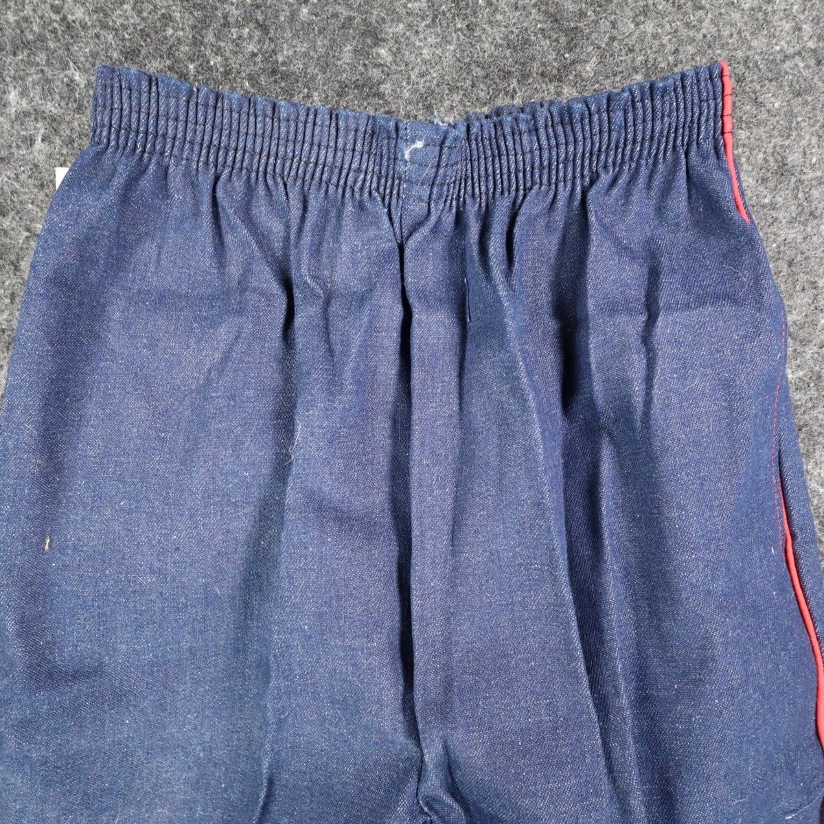 Vintage Young Maverick Jeans Girls 12 Blue Red Piping Elastic Waist USA NWT NOS - take2supply