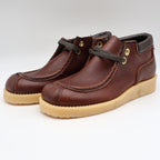 Walker Brand Wallabee Boots Youth 12.5D Vintage Brown Leather Crepe Sole USA - take2supply