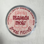 Levi's 2006 Y2K Bermuda Shorts Girls 10 White Denim NWT Belted C679 - take2supply
