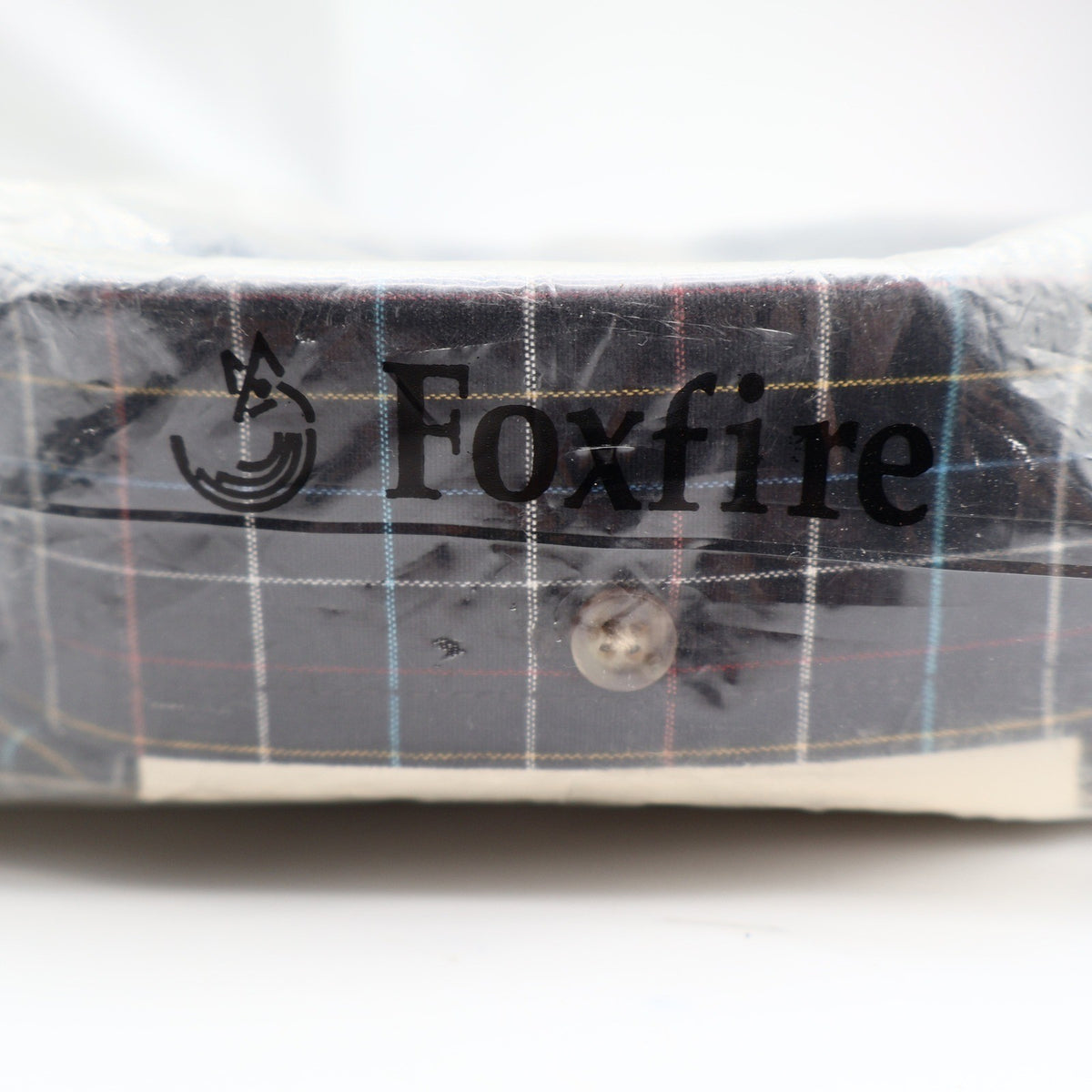 Foxfire Shirt Mens M Navy Windowpane Plaid Cotton Blend Button Down Collar NWT - take2supply