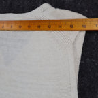 tm sport by that's me! Knit Vest Women Large NWT Vintage Y2K Cream Ramie Cotton - take2supply