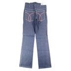 Key Jeans Vintage Womens 27 M Rainbow Pocket Flare Jeans NWT - take2supply