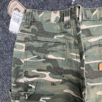 John Deere Carpenter Pants Boys 16 Y2K Camo Cotton Canvas Workwear Deadstock NWT - take2supply