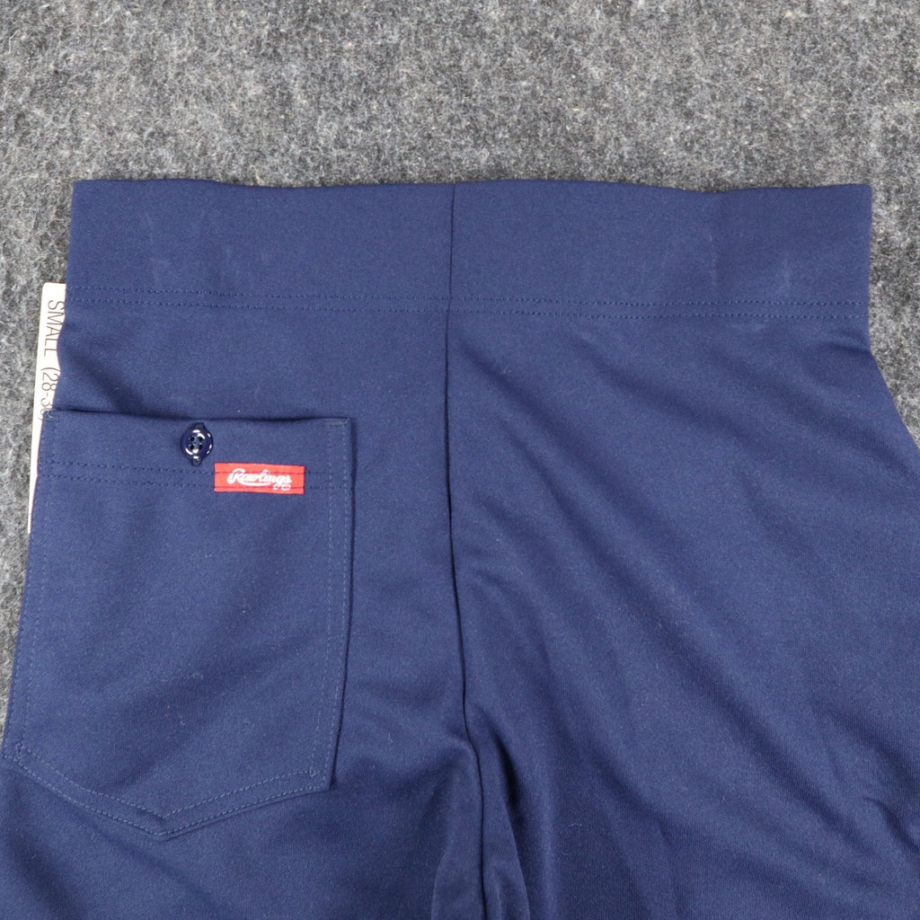Rawlings Shorts Mens Small 28-30 Vintage 80s Navy Blue Polyester Baseball Coach - take2supply
