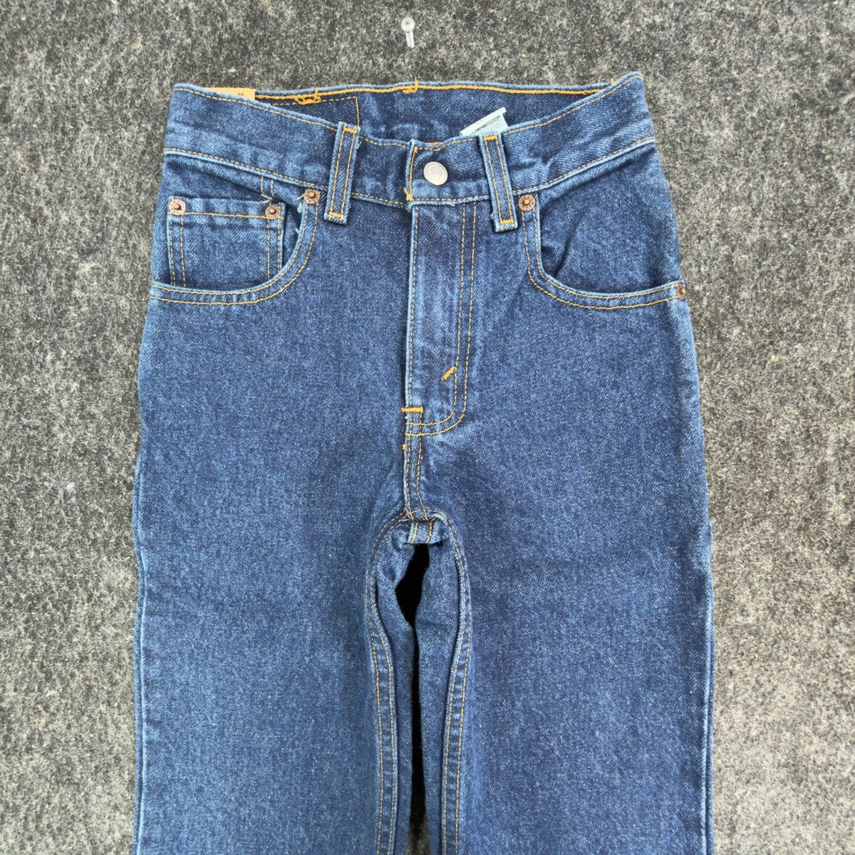 Levi's 505 Jeans Boys 11 Slim Blue Cotton Straight Vintage Y2K Deadstock - take2supply