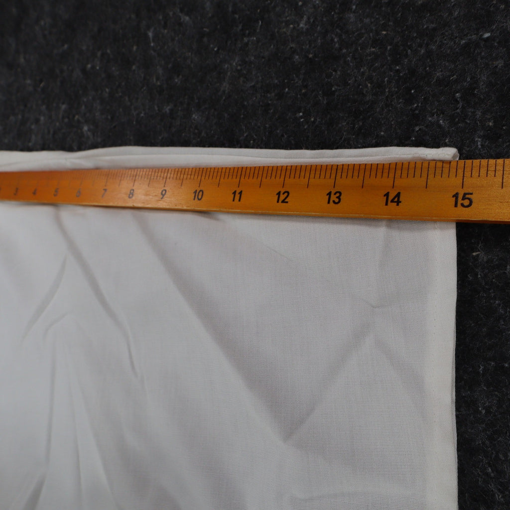 Xtrovert Blouse Womens 10 White Geometric Embroidered Short Sleeve USA NOS NWT - take2supply