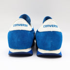 Converse Road Star Boys Size 3 Vintage 80s Blue White Nylon Suede Sneakers NOS - take2supply