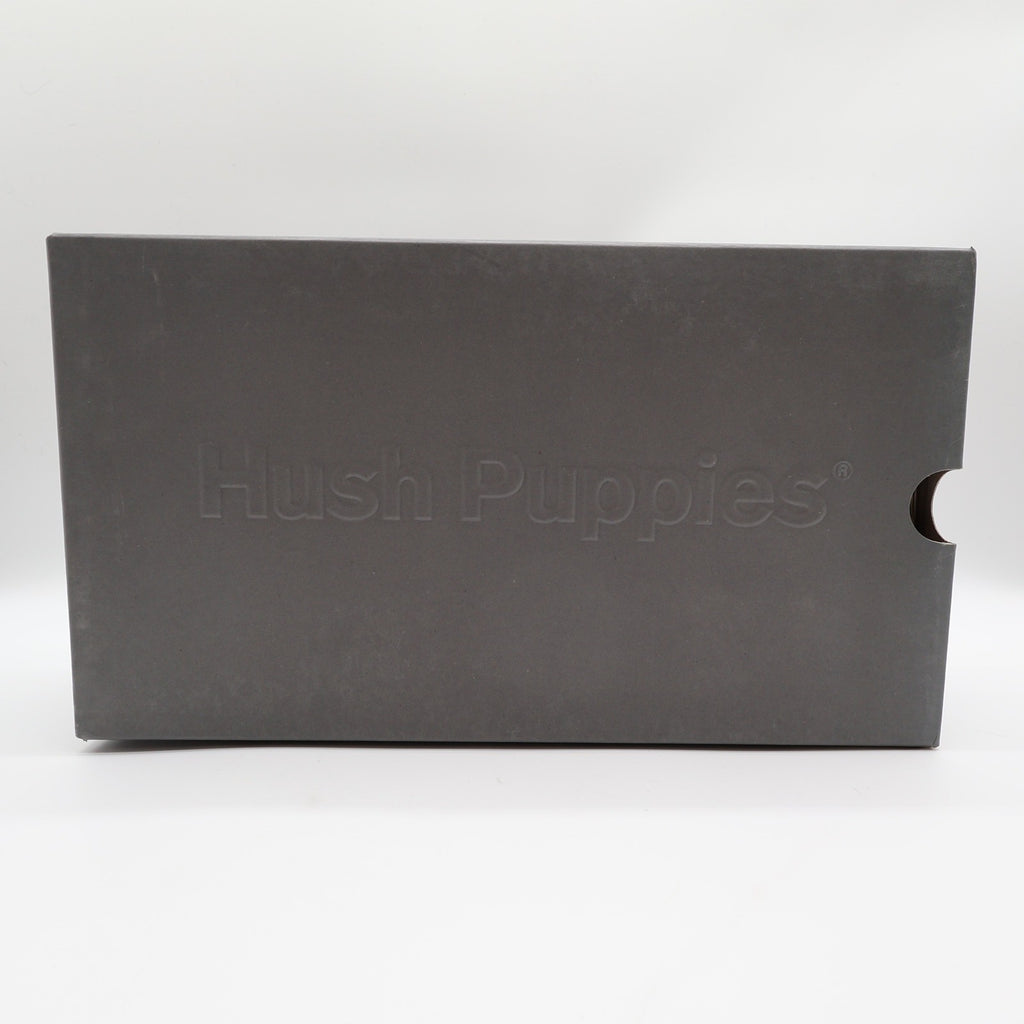 Hush Puppies Zone Slip On Loafers Mens 10 M Black Leather Comfort Shoes H100050 - take2supply