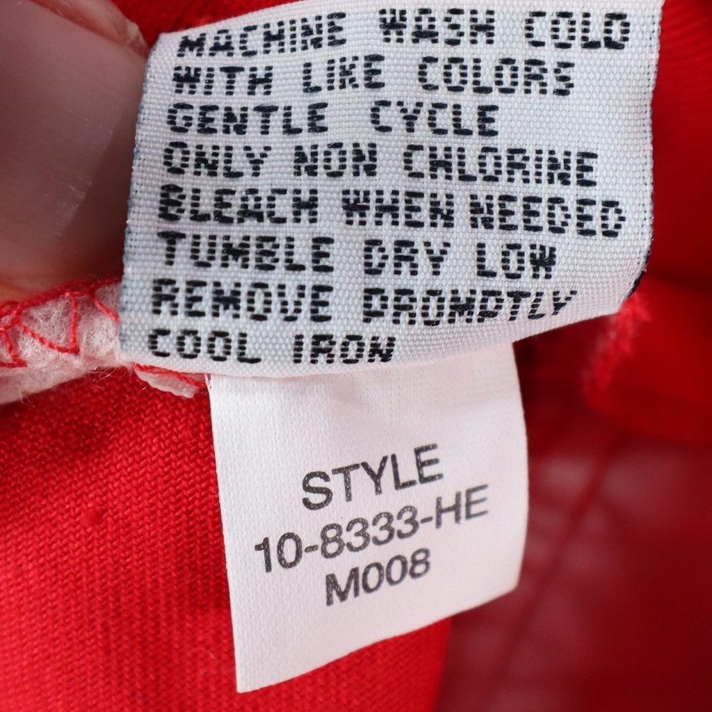 Jordache Vintage Red Cotton High Waist Pleated Shorts Womens Size 5 6 1980s
