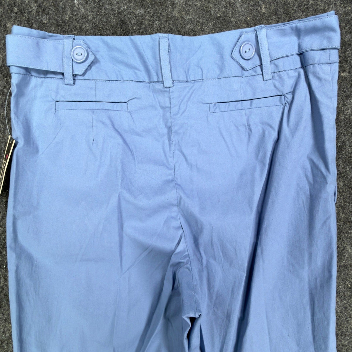 Amy Byer Y2K Capri Pants Girls 16 Blue Cotton Blend NWT Deadstock - take2supply