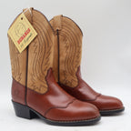 Durango Western Boots Kids Size 3 D Vintage 2004 Brown Tan Leather Lil Legends - take2supply