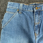 John Deere Carpenter Shorts Boys 14 Blue Denim Stone Wash NWT SA525LJD - take2supply