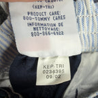 Tommy Hilfiger Y2K Pleated Chino Shorts Boys 5 Navy Blue Cotton NWT Deadstock - take2supply