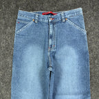 Tommy Hilfiger Y2K Carpenter Jeans Boy 20 Blue Cotton NWT Vintage 2003 Deadstock - take2supply