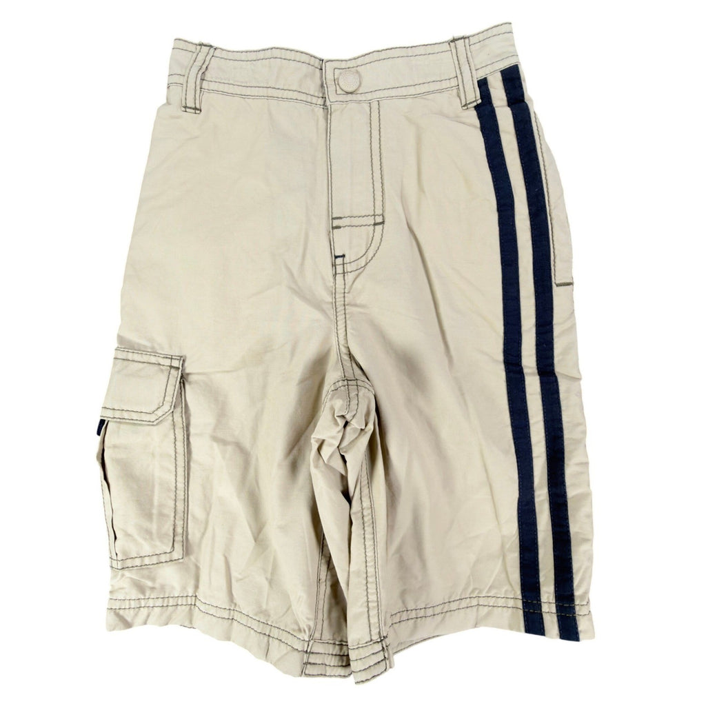 Tommy Hilfiger Y2K Cargo Shorts Boys 6 Khaki Cotton Nylon NWT New - take2supply