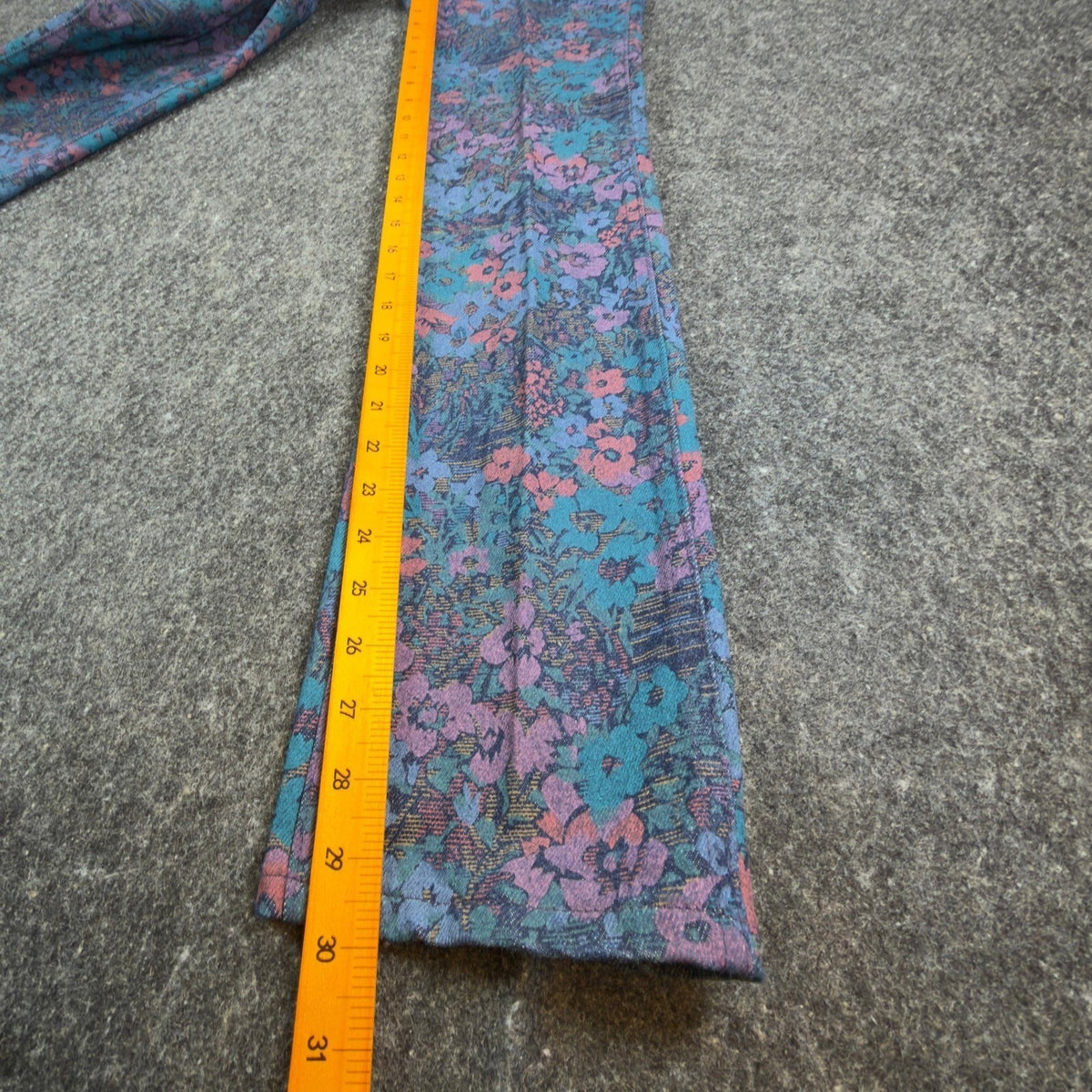 Lee Vintage 90s Floral Tapestry Jeans Girls 12 Slim Blue Cotton Deadstock NWT - take2supply
