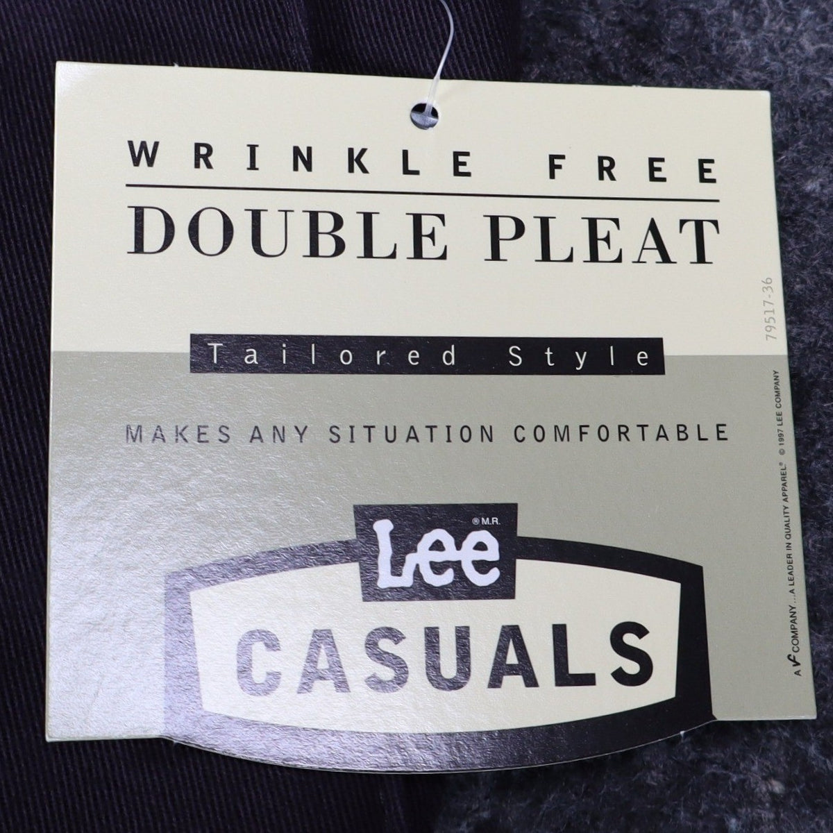 Lee Casuals Pants Womens 8 Short Vintage 90s Purple Cotton Double Pleat Trousers - take2supply