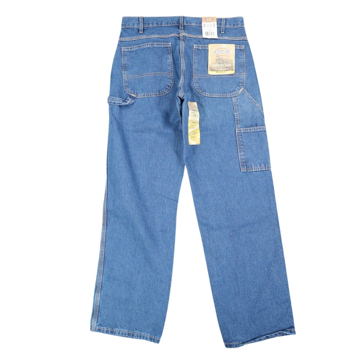 Dickies Carpenter Jeans Mens 33x30 Relaxed Fit Blue Denim Workwear 19294SNB NWT - take2supply