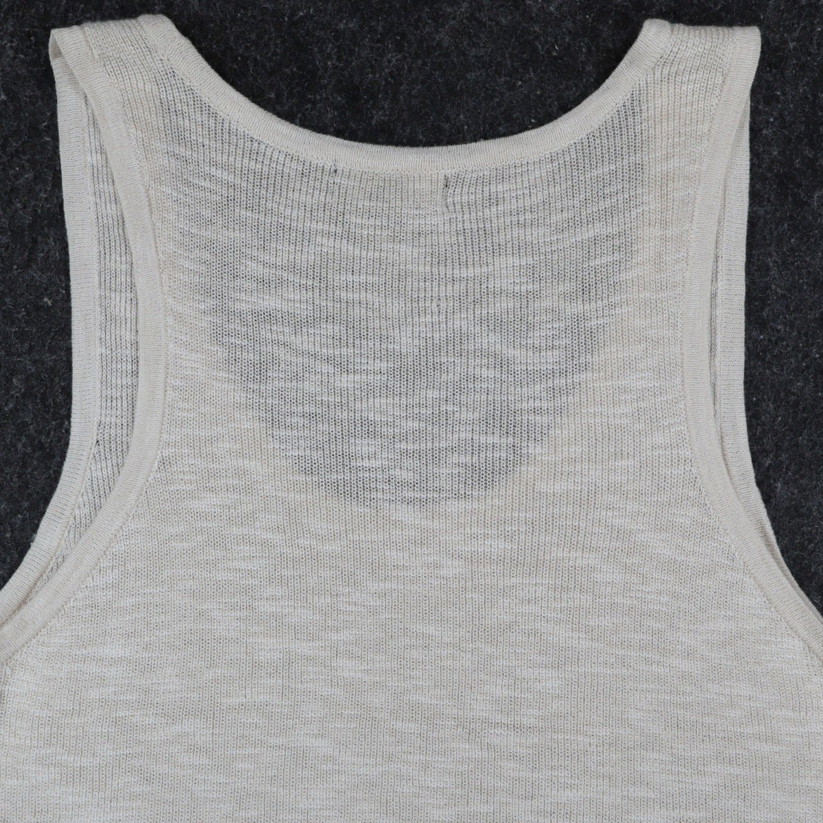 My Michelle Tank Top XL Ivory Cotton Blend Crochet Lace Hem Boho Sleeveless - take2supply