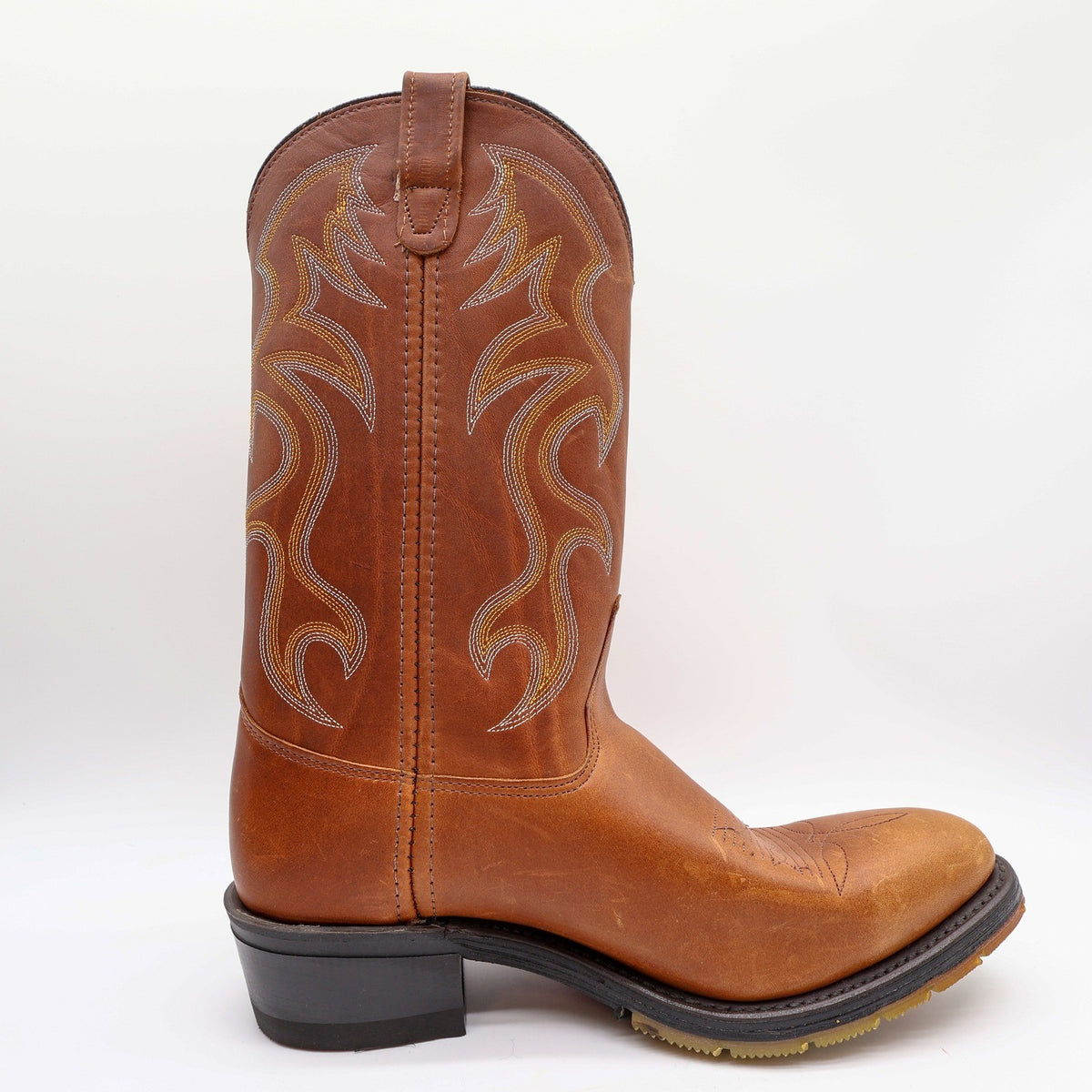 Double-H 3229 AG7 Western Work Boots Mens 10.5 D Brown Leather NWT Deadstock - take2supply