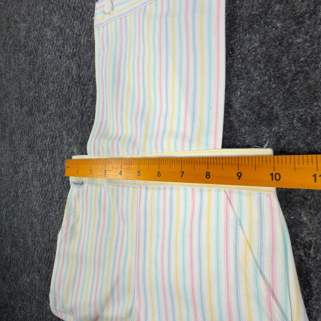 Maverick 1980s Vintage Striped Shortalls Girls 5 Pastel Multi NWT - take2supply