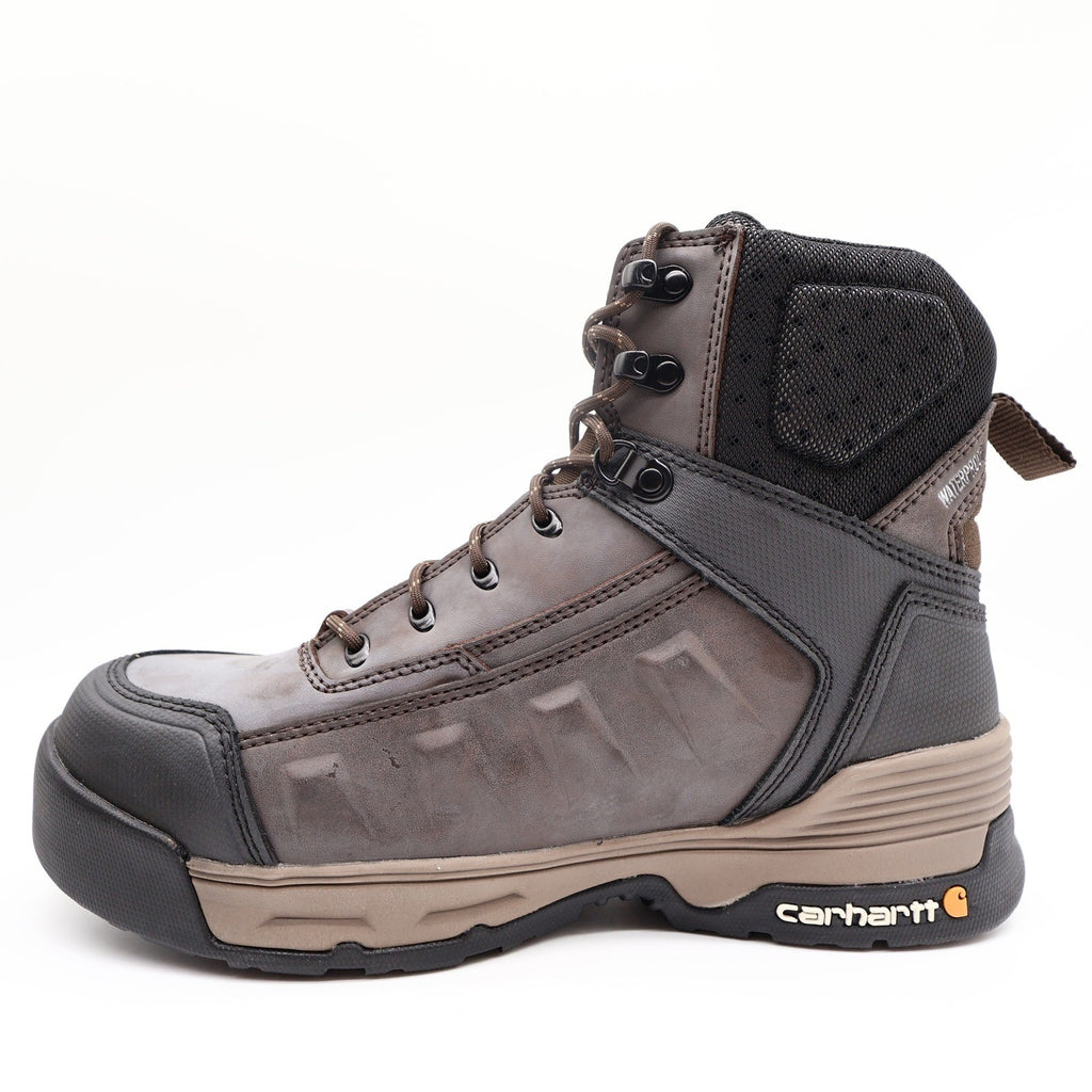 Carhartt 6 Force Soft Toe Work Boots Mens 11 Brown Leather Waterproof NWT - take2supply