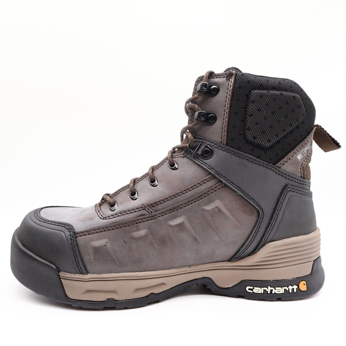 Carhartt 6 Force Soft Toe Work Boots Mens 11 Brown Leather Waterproof NWT - take2supply