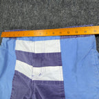 Generation One Vintage 90s Swim Trunks Boys L 14-16 Blue Cotton NWT - take2supply