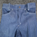 Clinchers Vintage Girls 10 Regular Blue Cotton Flare Jeans NWT USA - take2supply