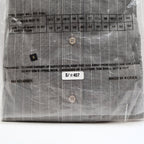 Domani Collection Dress Shirt 17.5 34/35 Gray White Collar French Cuffs New - take2supply