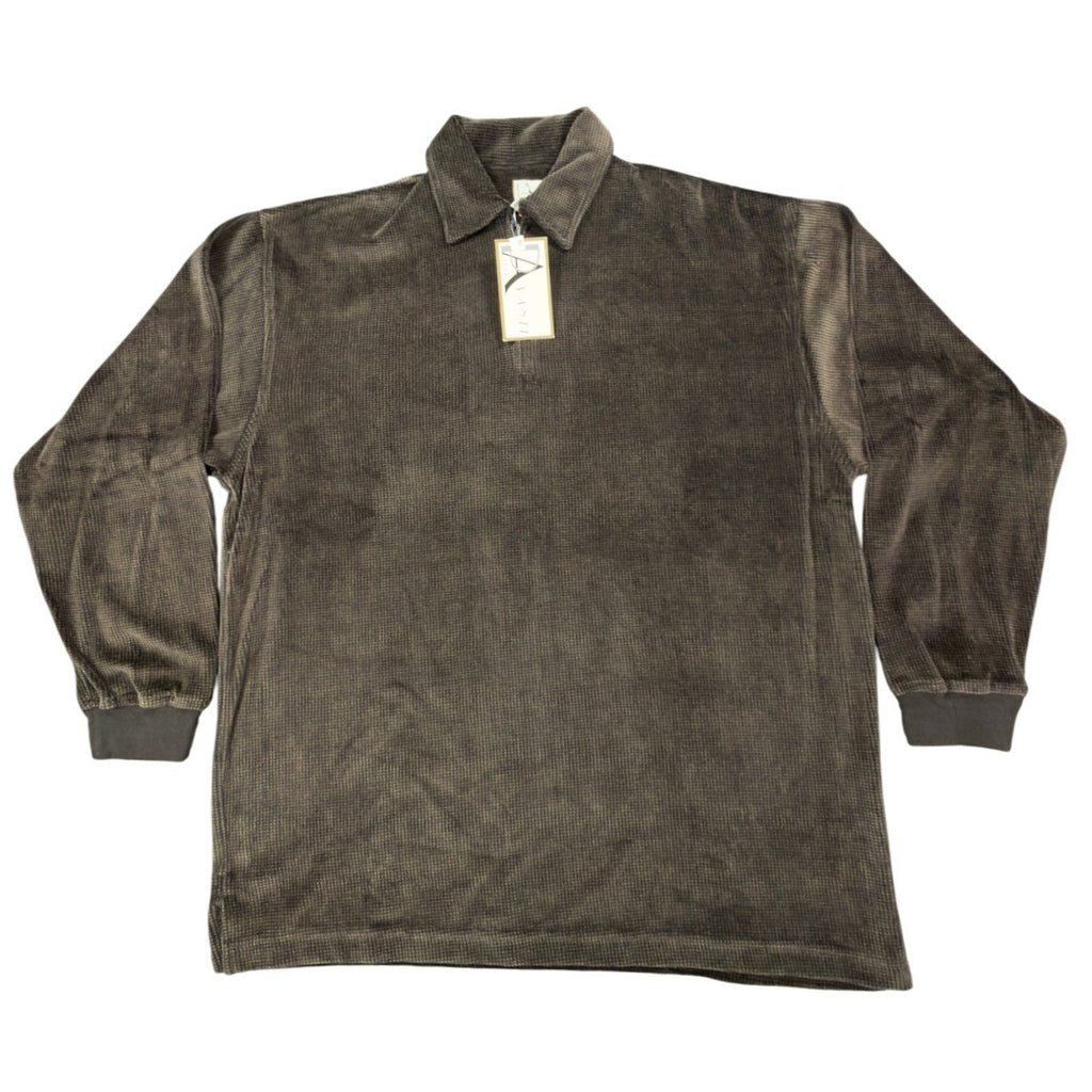 Paulo Avanti 90s Vintage Quarter Zip Pullover Mens Medium Brown Cotton Blend NWT - take2supply